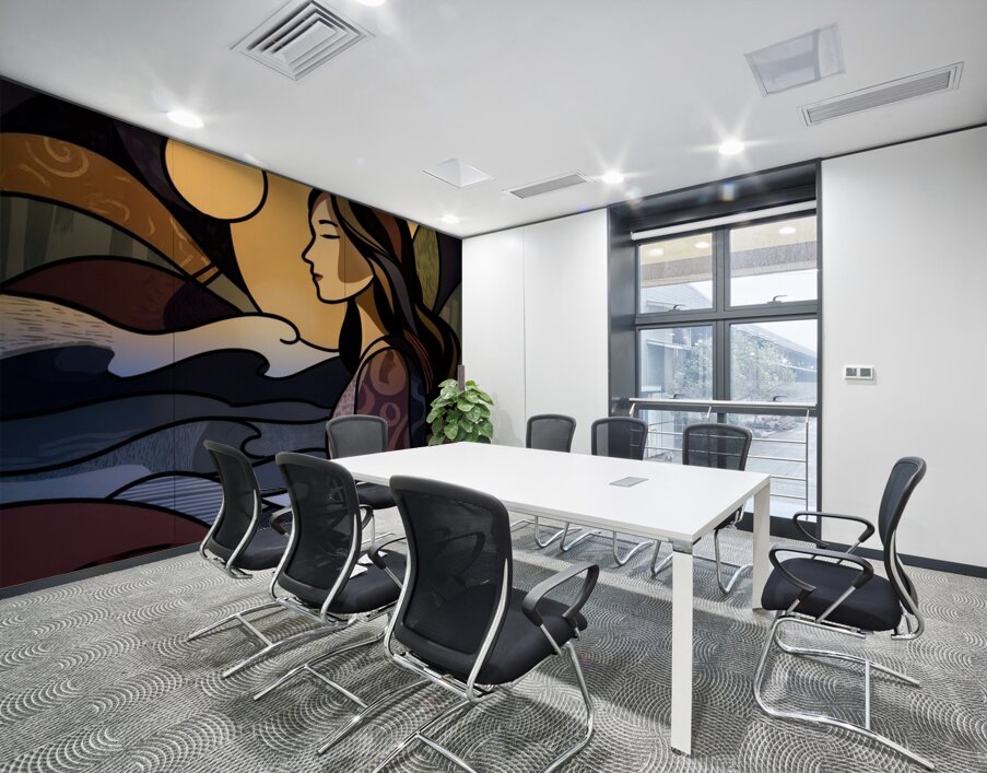 Painted Stillness Wall Printing