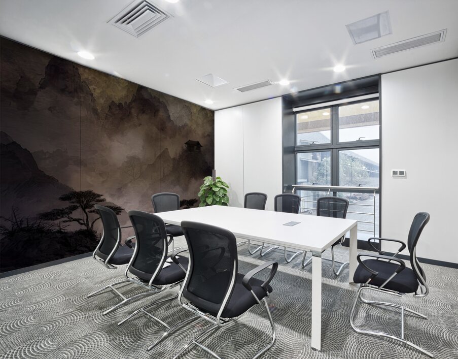 Shrine in the Mist Wall Printing