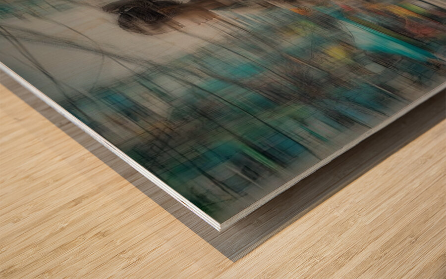 Futures in Color Wood print