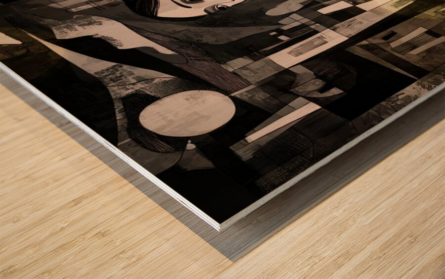 Geometry of a Wandering Mind Wood print